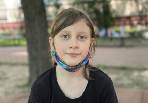 Zofia na karuzeli.