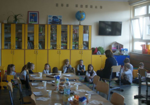 Poczęstunek w klasie.