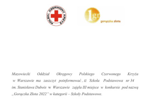 Informacja o wynikach konkursu. Trzecie miejsce jest nasze.