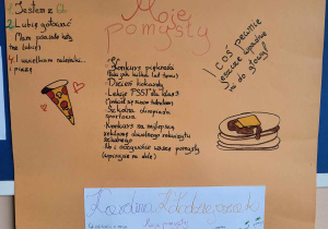 Plakat Karoliny z 6b promujący jej kandydaturę.