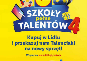Plakat akcji "Szkoły pełne talentów". Element jest niedostępny cyfrowo.