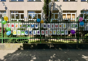 Trzymamy kciuki za ósmoklasistów!