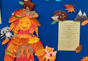 Panią Jesień zdobią leśne szyciaki.